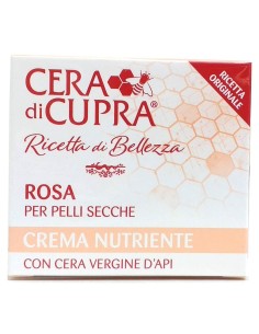 cera di cupra crema viso vaso 50ml - rosa - pelli secche ricetta di bellezza: tuttocasashop.it: igiene e cura della persona