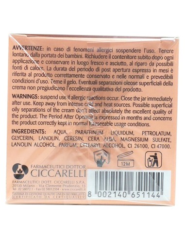 cera di cupra crema viso vaso 50ml - rosa - pelli secche ricetta di bellezza: tuttocasashop.it: igiene e cura della persona