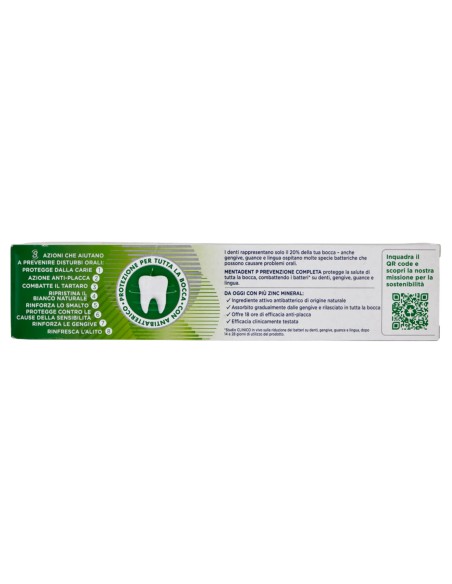 mentadent dentifricio 100ml - p prevenzione completa: tuttocasashop.it: igiene e cura della persona