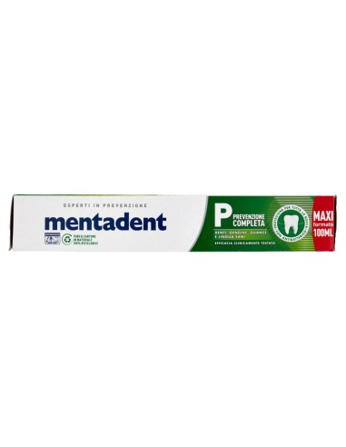 mentadent dentifricio 100ml - p prevenzione completa: tuttocasashop.it: igiene e cura della persona