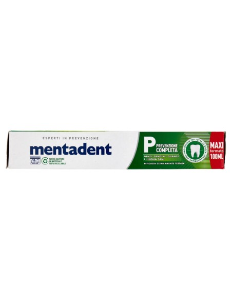 mentadent dentifricio 100ml - p prevenzione completa: tuttocasashop.it: igiene e cura della persona