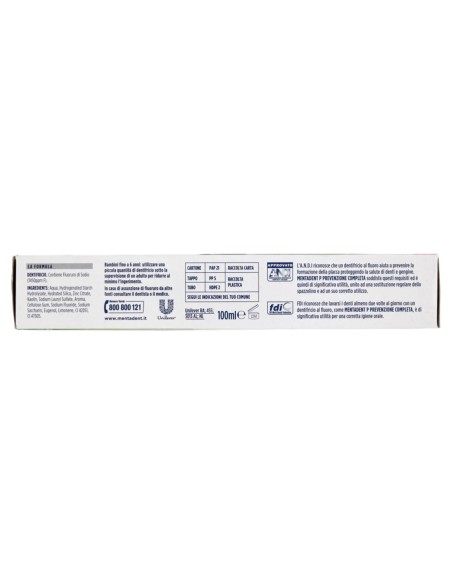 mentadent dentifricio 100ml - p prevenzione completa: tuttocasashop.it: igiene e cura della persona