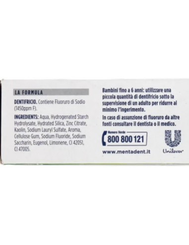 mentadent dentifricio 100ml - p prevenzione completa: tuttocasashop.it: igiene e cura della persona