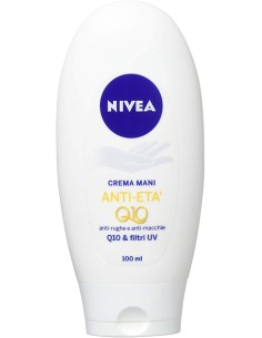 nivea hand crema mani anti-eta' q10 - 100ml antirughe antimacchie filtri uv: tuttocasashop.it: igiene e cura della persona