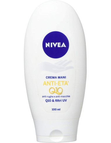 nivea hand crema mani anti-eta' q10 - 100ml antirughe antimacchie filtri uv: tuttocasashop.it: igiene e cura della persona