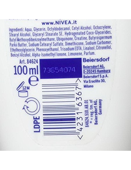 nivea hand crema mani anti-eta' q10 - 100ml antirughe antimacchie filtri uv: tuttocasashop.it: igiene e cura della persona