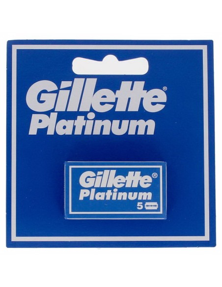 gillette platinum lame tradizionali - 5 pezzi - ricambi per rasoio classico: tuttocasashop.it: igiene e cura della persona