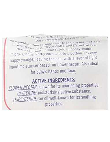 trudi salviettine imbevute detergenti - 72 pezzi - al nettare dei fiori: tuttocasashop.it: igiene e cura della persona