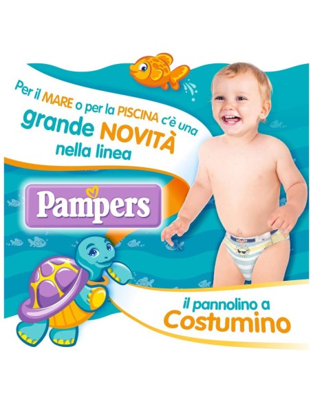 pampers il costumino pannolini - taglia 4-5 - 8-15kg - 11 pezzi: tuttocasashop.it: igiene e cura della persona