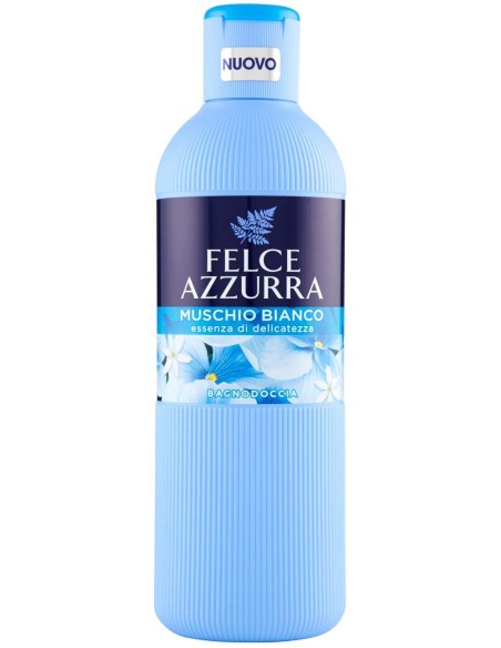 felce azzurra bagnoschiuma 650ml - muschio bianco - bagnodoccia delicatezza: tuttocasashop.it: igiene e cura della persona
