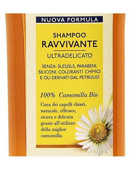 schultz shampoo ravvivante ultradelicato - 250ml - alla camomilla: tuttocasashop.it: igiene e cura della persona
