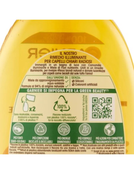 ultra dolce shampoo 250ml - camomilla e miele - per capelli chiari: tuttocasashop.it: igiene e cura della persona