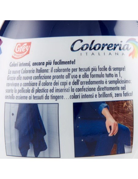 coloreria italiana colorante per tessuti - blu notte: tuttocasashop.it: prodotti per bucato e tessuti