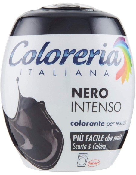 coloreria italiana colorante per tessuti - nero intenso: tuttocasashop.it: prodotti per bucato e tessuti
