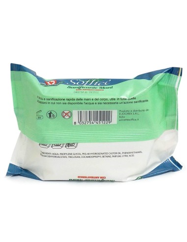 soffice salviettine imbevute con antibatterico - 20 pezzi - multiuso: tuttocasashop.it: igiene e cura della persona