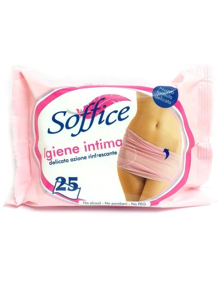 soffice salviettine imbevute per igiene intima - 25 pezzi - tascabili: tuttocasashop.it: igiene e cura della persona