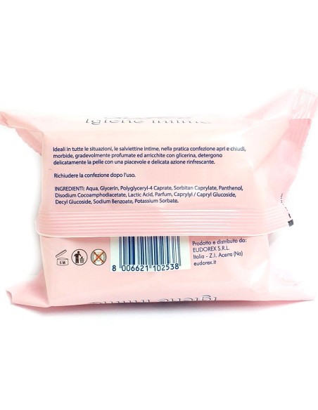 soffice salviettine imbevute per igiene intima - 25 pezzi - tascabili: tuttocasashop.it: igiene e cura della persona