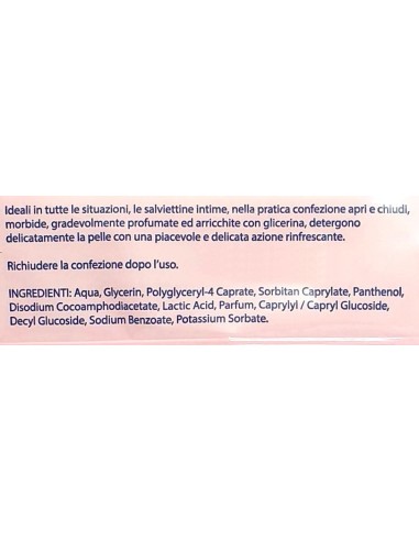 soffice salviettine imbevute per igiene intima - 25 pezzi - tascabili: tuttocasashop.it: igiene e cura della persona