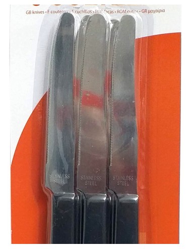 coltelli da cucina con lama seghettata inox - 6 pezzi - manico plastica: tuttocasashop.it: altro - bazar
