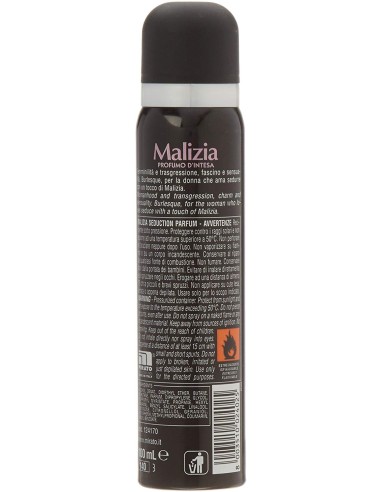 malizia deodorante spray donna - 100ml - burlesque: tuttocasashop.it: igiene e cura della persona