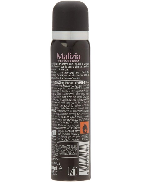 malizia deodorante spray donna - 100ml - burlesque: tuttocasashop.it: igiene e cura della persona