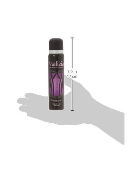 malizia deodorante spray donna - 100ml - burlesque: tuttocasashop.it: igiene e cura della persona