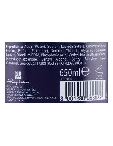 felce azzurra bagnoschiuma 650ml - orchidea - bagnodoccia: tuttocasashop.it: igiene e cura della persona