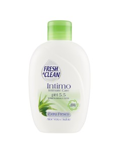 fresh&clean detergente intimo - ph 5.5 - 200ml - aloe vera e salvia: tuttocasashop.it: igiene e cura della persona