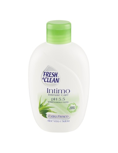 fresh&clean detergente intimo - ph 5.5 - 200ml - aloe vera e salvia: tuttocasashop.it: igiene e cura della persona
