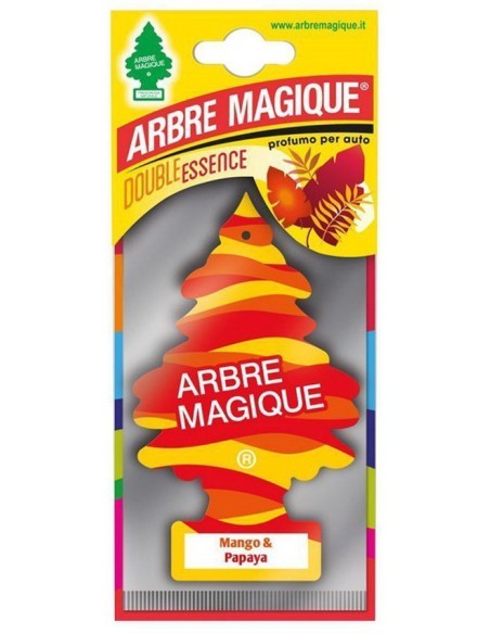 arbre magique alberello deodorante per auto - 1 pezzo - mango e papaya: tuttocasashop.it: pulizia e cura della casa