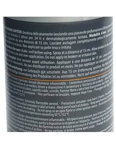 evin deodorante spray uomo - 150ml - jupiter bergamotto e muschio di quercia: tuttocasashop.it: igiene e cura della persona