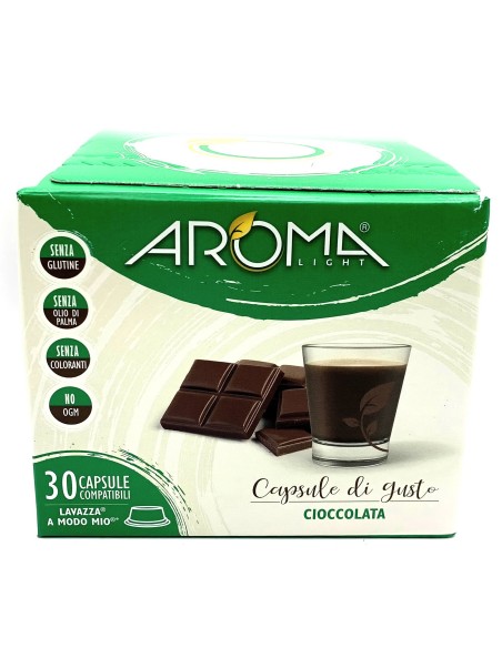 aroma light 30 capsule di gusto - cioccolata - compatibili a modo mio: tuttocasashop.it: altro - bazar