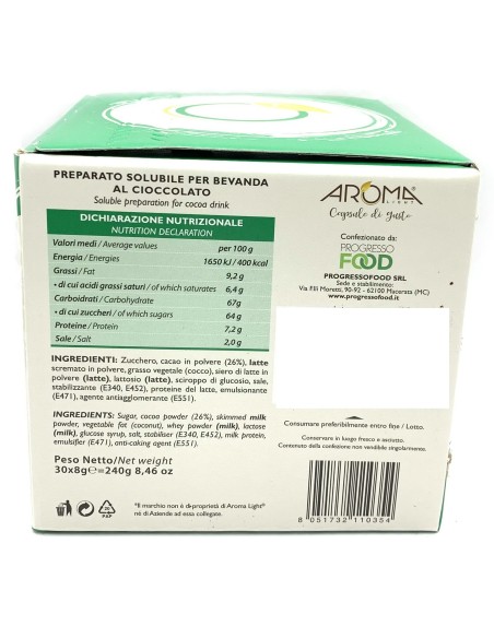 aroma light 30 capsule di gusto - cioccolata - compatibili a modo mio: tuttocasashop.it: altro - bazar