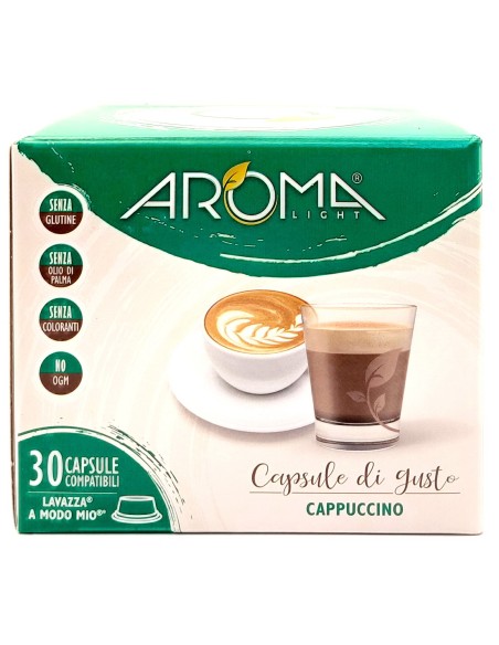 aroma light 30 capsule di gusto - cappuccino - compatibili a modo mio: tuttocasashop.it: altro - bazar