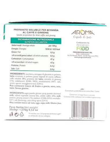 aroma light 30 capsule di gusto - ginseng - compatibili lavazza a modo mio: tuttocasashop.it: altro - bazar