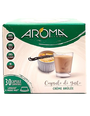 aroma light 30 capsule di gusto - creme brulee - compatibili a modo mio: tuttocasashop.it: altro - bazar