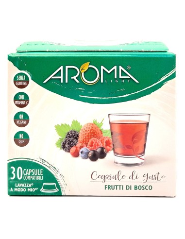 aroma light 30 capsule di gusto - frutti di bosco - compatibili a modo mio: tuttocasashop.it: altro - bazar