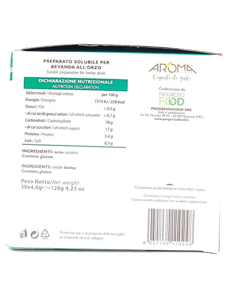 aroma light 30 capsule di gusto - orzo - compatibili a modo mio: tuttocasashop.it: altro - bazar