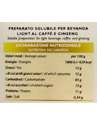 aroma light 30 capsule di gusto ginseng light senza lattosio -espresso point: tuttocasashop.it: altro - bazar