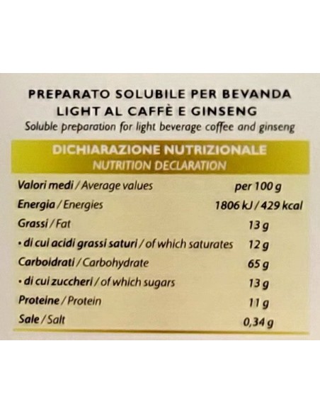aroma light 30 capsule di gusto ginseng light senza lattosio -espresso point: tuttocasashop.it: altro - bazar