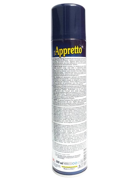 splendida appretto stiro spray - 300ml - inamidante per stiratura: tuttocasashop.it: prodotti per bucato e tessuti