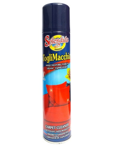 splendida toglimacchia spray - 300ml - tappeti tessuti tappezzerie moquette: tuttocasashop.it: prodotti per bucato e tessuti