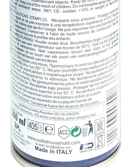 splendida toglimacchia spray - 300ml - tappeti tessuti tappezzerie moquette: tuttocasashop.it: prodotti per bucato e tessuti