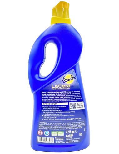 emulsio facile cera per pavimenti 725ml - classica - senza lucidatrice: tuttocasashop.it: pulizia e cura della casa