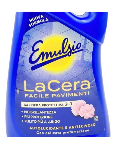 emulsio facile cera per pavimenti 725ml - classica - senza lucidatrice: tuttocasashop.it: pulizia e cura della casa