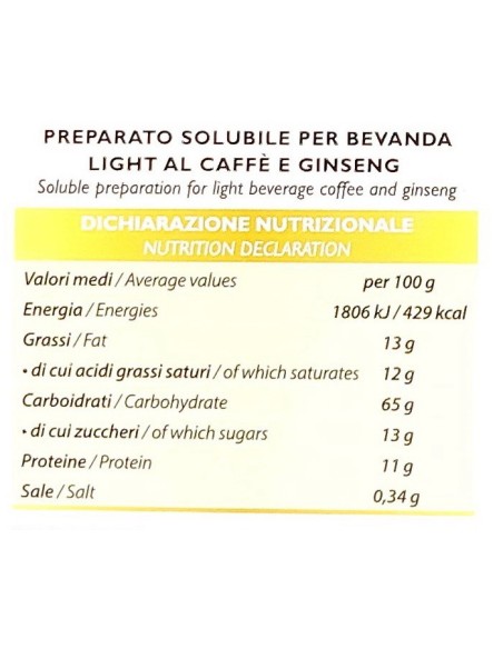 aroma light 30 capsule di gusto - ginseng light senza lattosio - a modo mio: tuttocasashop.it: altro - bazar
