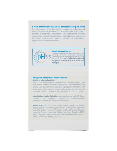 infasil detergente intimo - 200ml - neutro: tuttocasashop.it: igiene e cura della persona