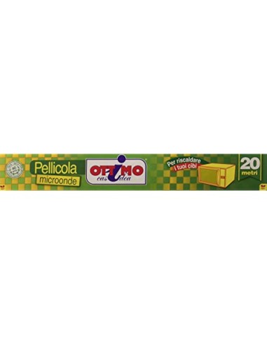 ottimo pellicola per alimenti - 20 metri - anche per forno a microonde: tuttocasashop.it: carta & monouso