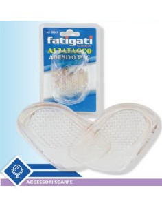 fatigati alzatacco adesivo trasparente in silicone - 2 pezzi: tuttocasashop.it: prodotti per bucato e tessuti