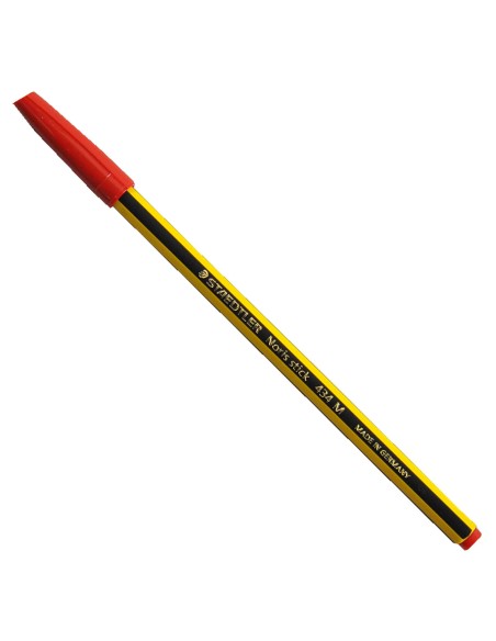 staedtler penna a sfera - scuola - ufficio - inchiostro rosso: tuttocasashop.it: altro - bazar